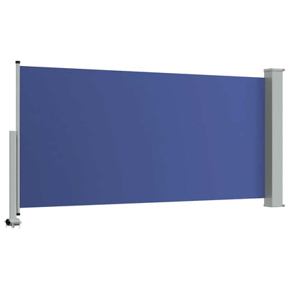 Patio Retractable Side Awning 120x300 cm Blue