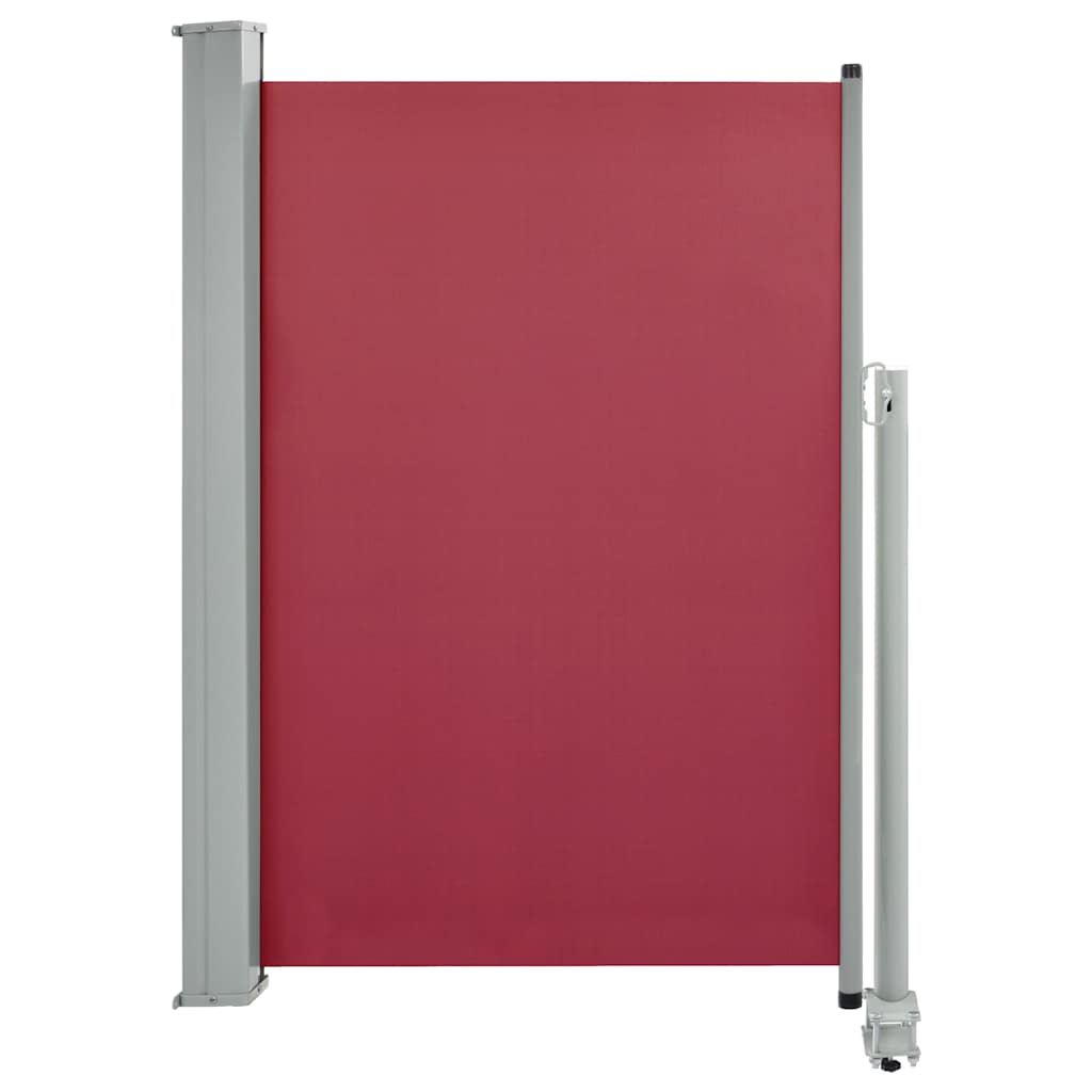 Patio Retractable Side Awning 120x300 cm Red