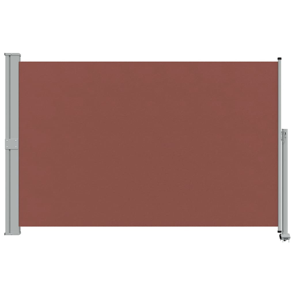 Patio Retractable Side Awning 160x300 cm Brown