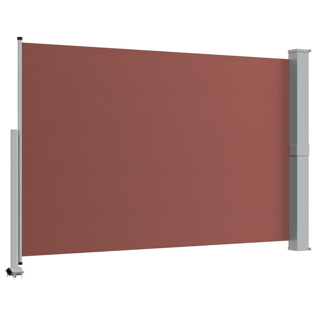 Patio Retractable Side Awning 160x300 cm Brown