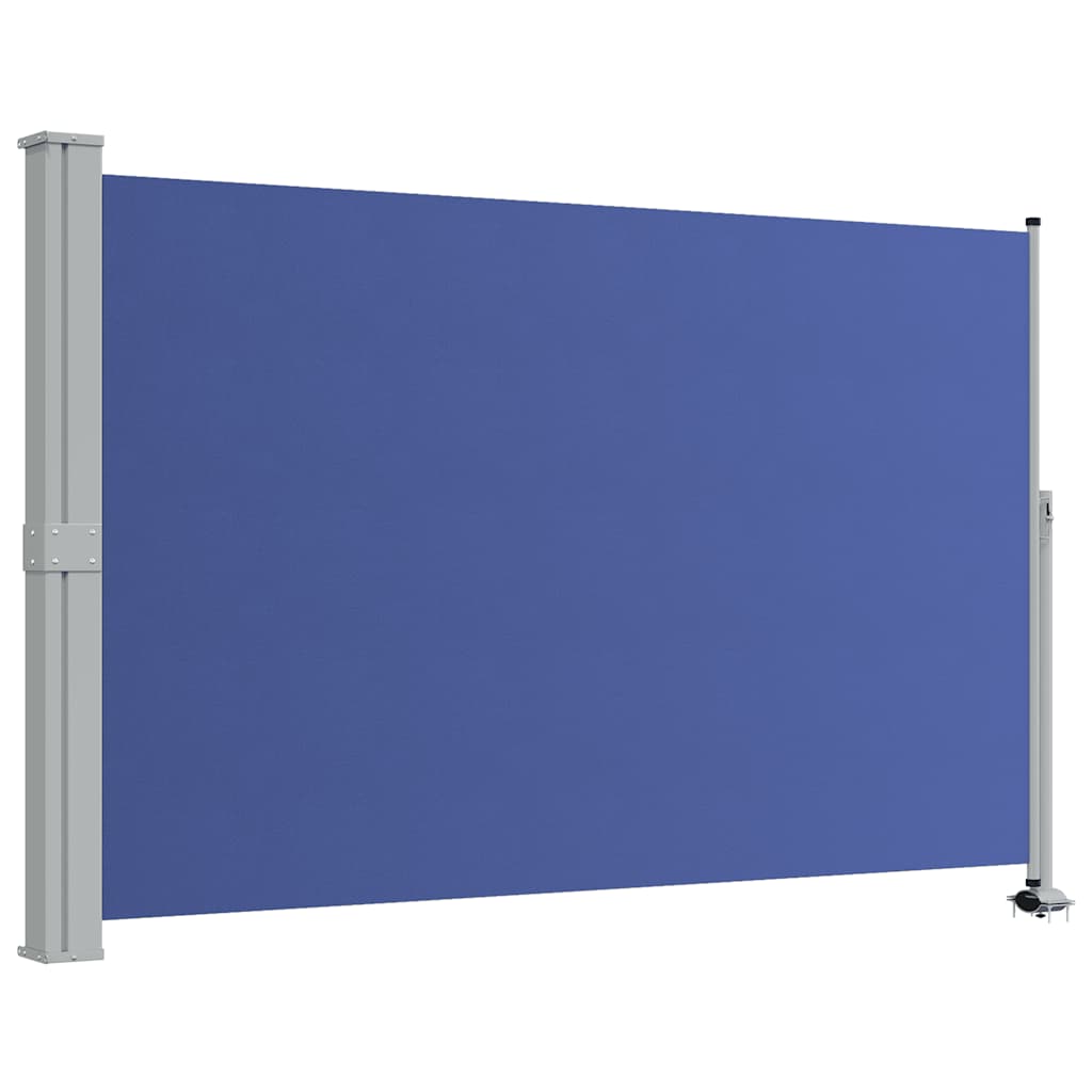Patio Retractable Side Awning 160x300 cm Blue