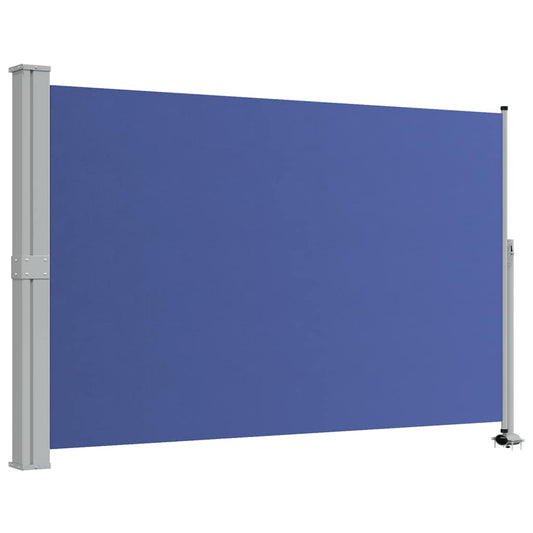 Patio Retractable Side Awning 160x300 cm Blue