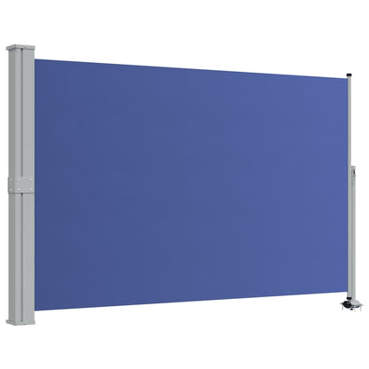 48350 vidaXL Patio Retractable Side Awning 160x300 cm Blue