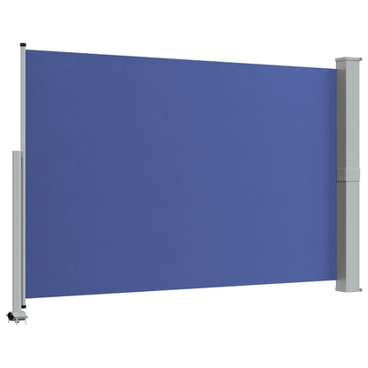 Patio Retractable Side Awning 160x300 cm Blue