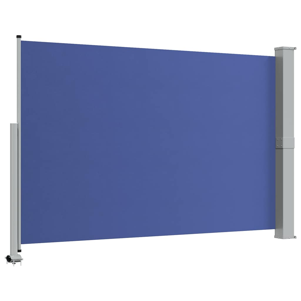 48350 vidaXL Patio Retractable Side Awning 160x300 cm Blue