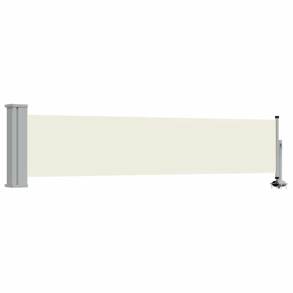 Patio Retractable Side Awning 60x300 cm Cream