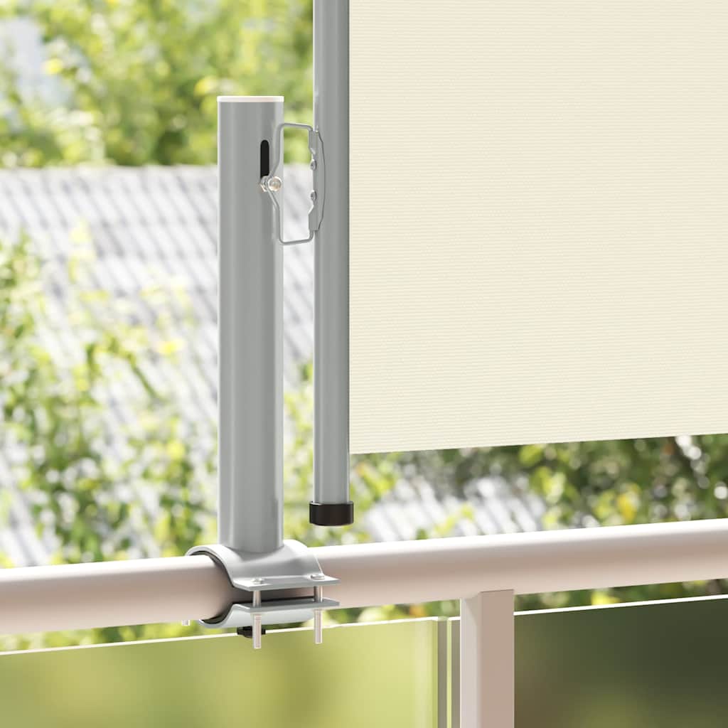 Patio Retractable Side Awning 60x300 cm Cream