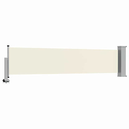 Patio Retractable Side Awning 60x300 cm Cream