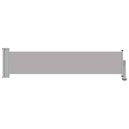 Patio Retractable Side Awning 60x300 cm Grey