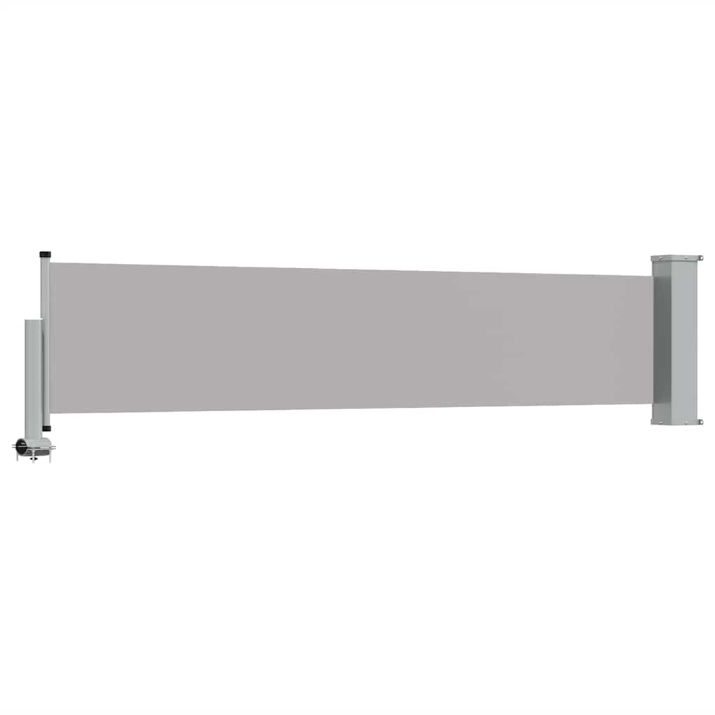 Patio Retractable Side Awning 60x300 cm Grey