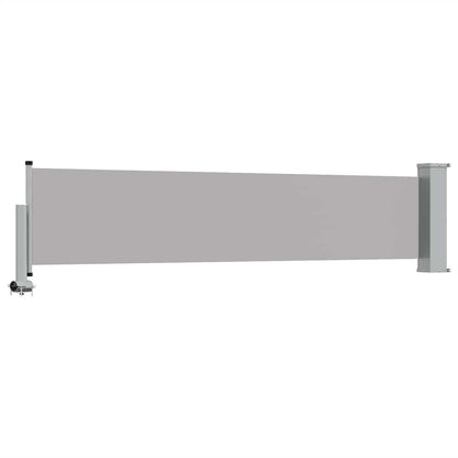 Patio Retractable Side Awning 60x300 cm Grey