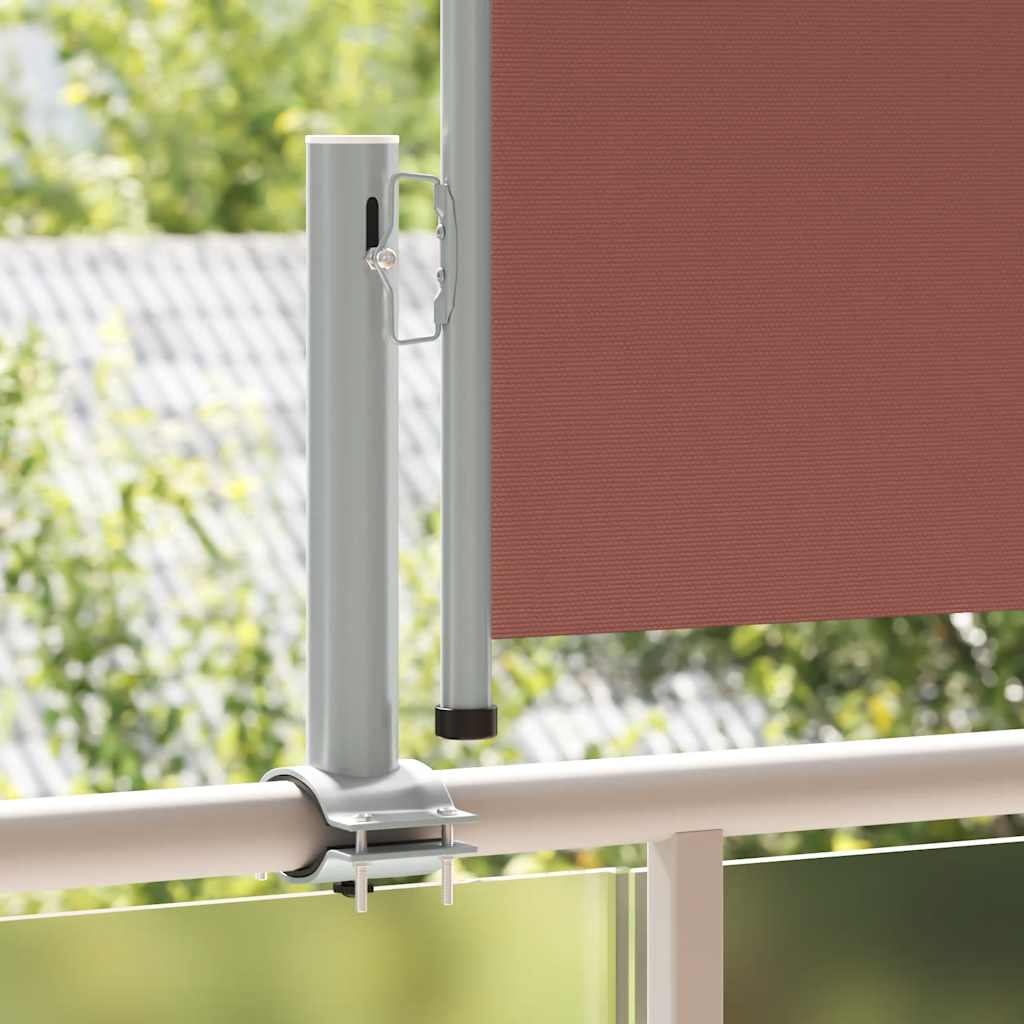 Patio Retractable Side Awning 60x300 cm Brown