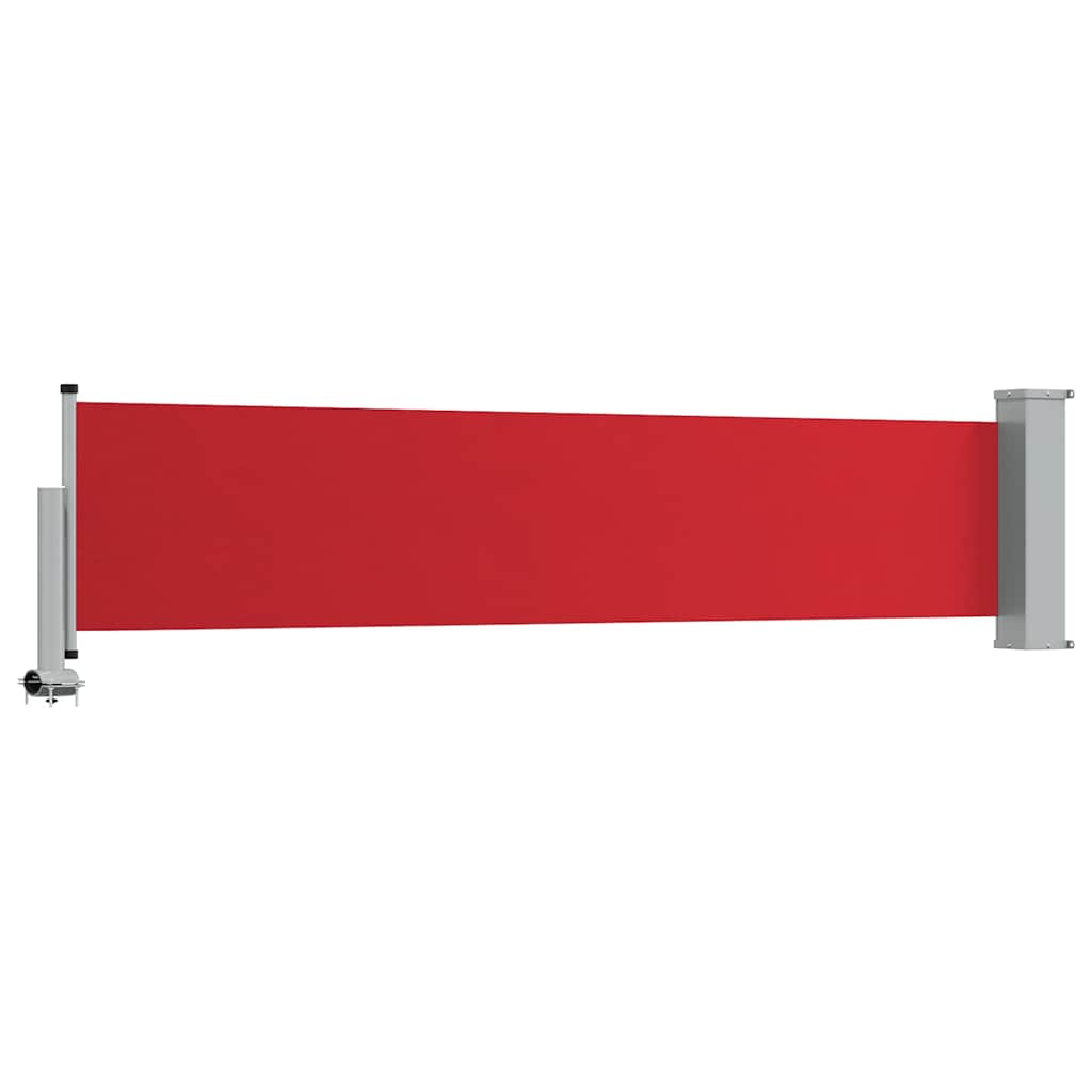 48357 vidaXL Patio Retractable Side Awning 60x300 cm Red