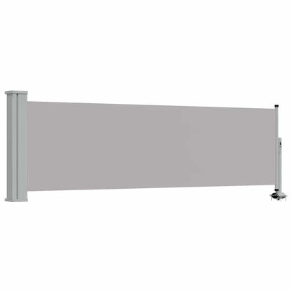 Patio Retractable Side Awning 80x300 cm Grey