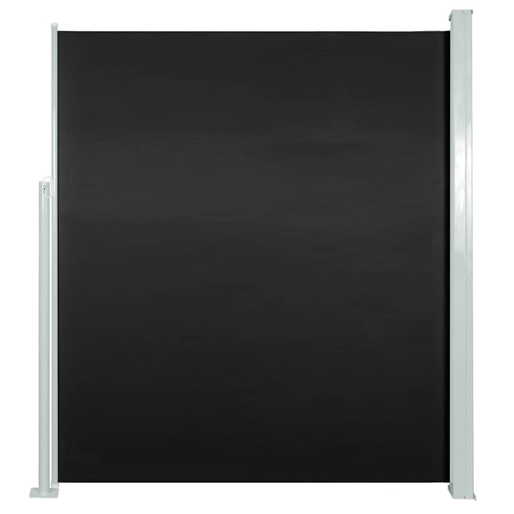 Patio Retractable Side Awning 170x300 cm Black
