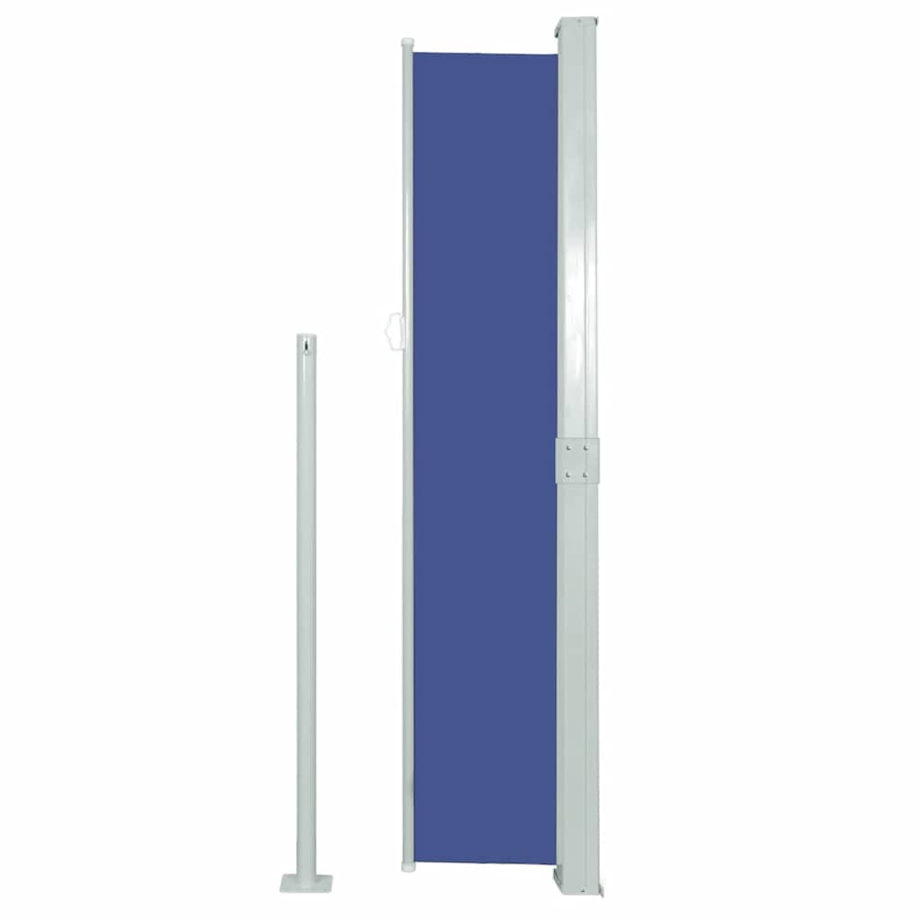 Patio Retractable Side Awning 170x300 cm Blue