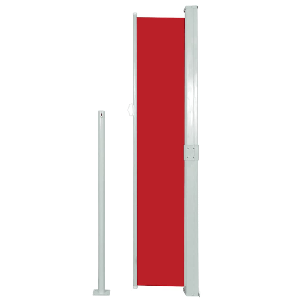 Patio Retractable Side Awning 170x300 cm Red