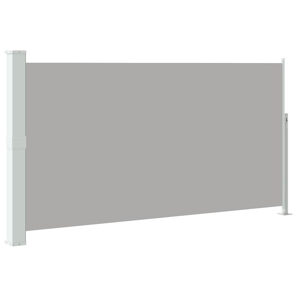 Patio Retractable Side Awning 170x300 cm Grey