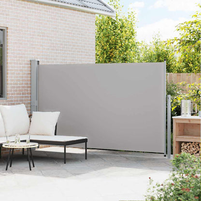 Patio Retractable Side Awning 170x300 cm Grey