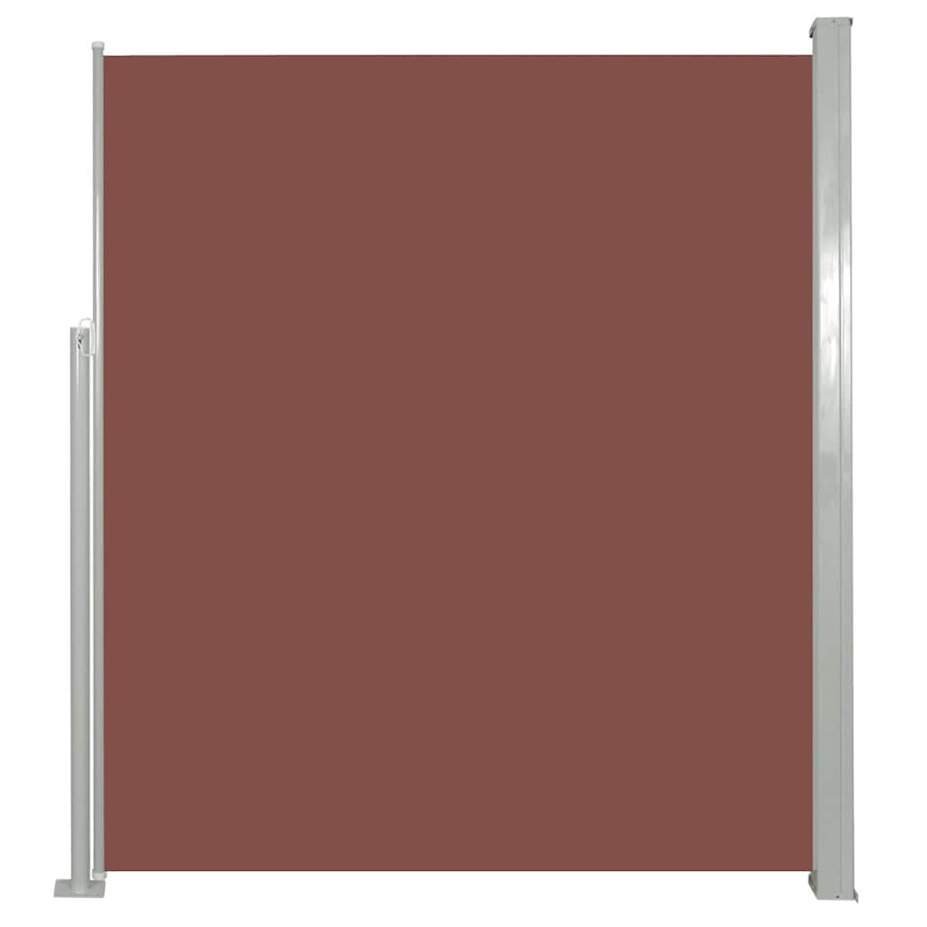 Patio Retractable Side Awning 170x300 cm Brown