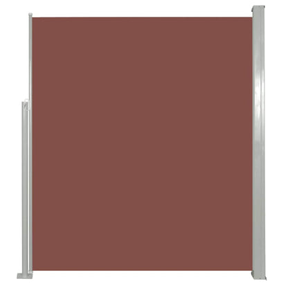 Patio Retractable Side Awning 170x300 cm Brown