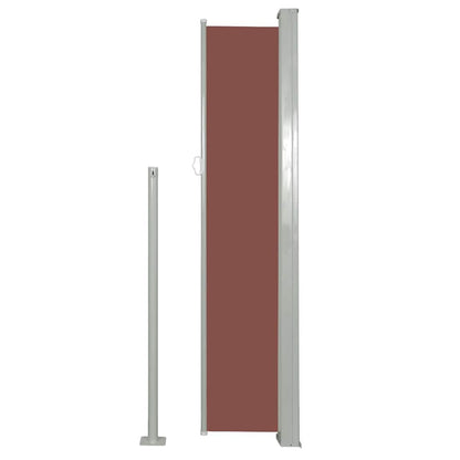 Patio Retractable Side Awning 170x300 cm Brown