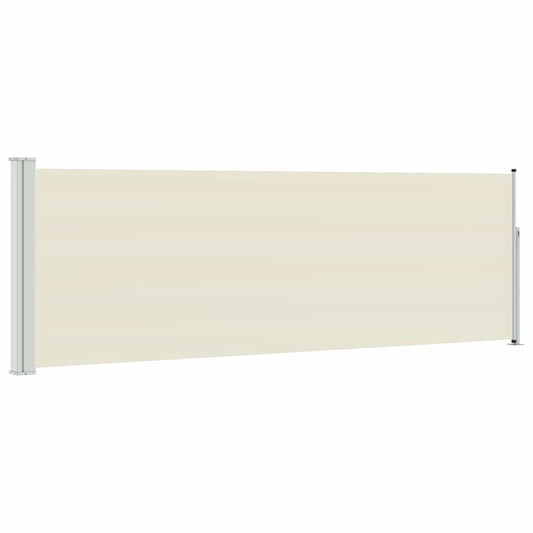 Patio Retractable Side Awning 100x300 cm Cream