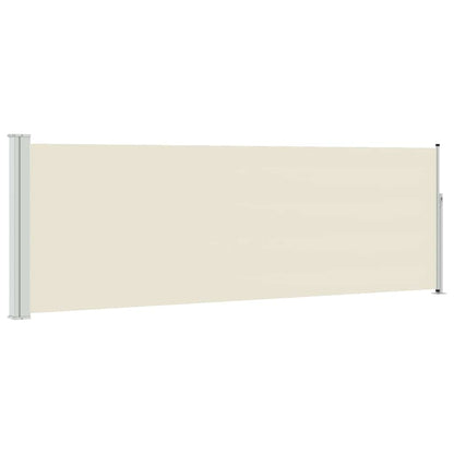 Side Awning | Cream screen, Grey stand | Polyester with PU coating, Iron