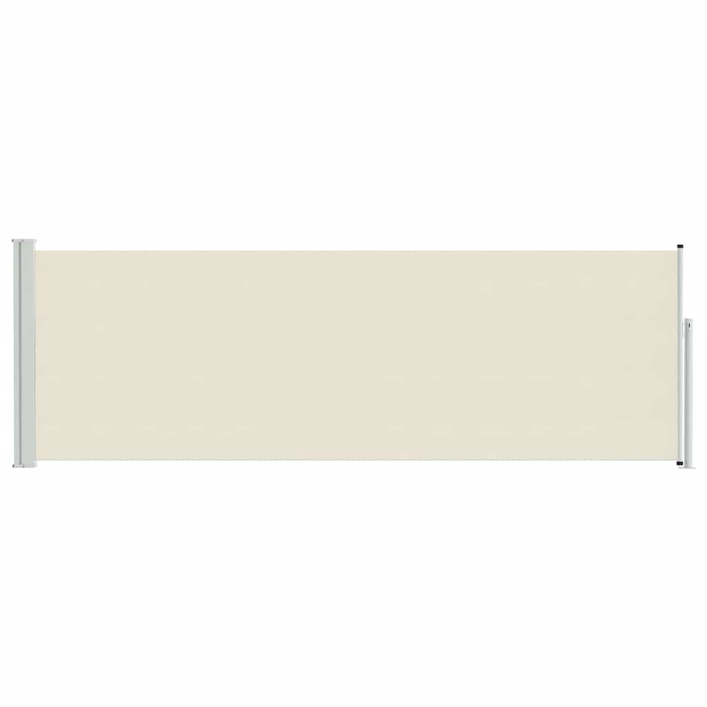 Patio Retractable Side Awning 100x300 cm Cream