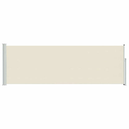 Patio Retractable Side Awning 100x300 cm Cream