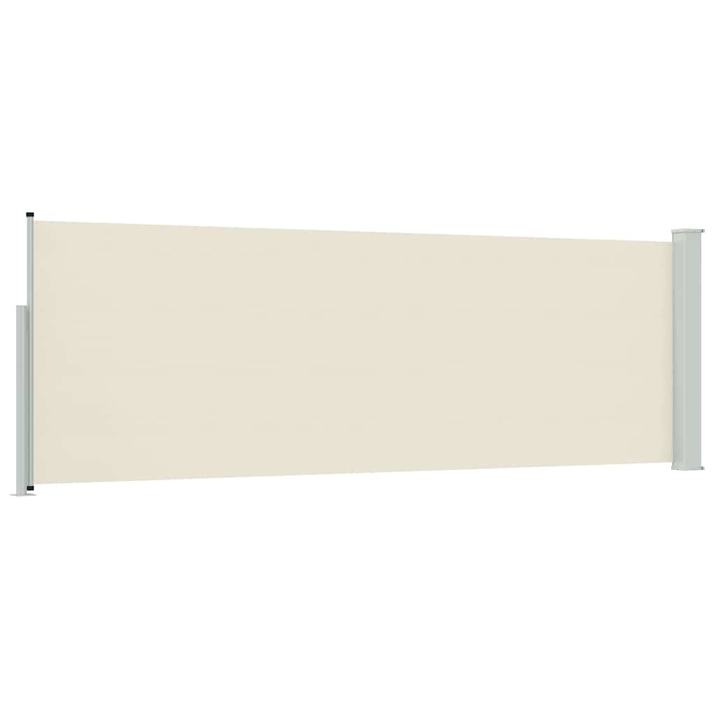Patio Retractable Side Awning 100x300 cm Cream