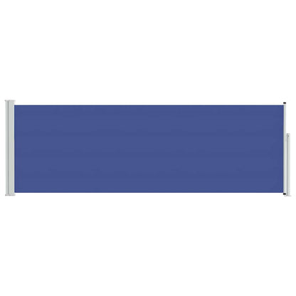 Patio Retractable Side Awning 100x300 cm Blue