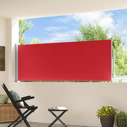 Side Awning | Red screen + Grey stand