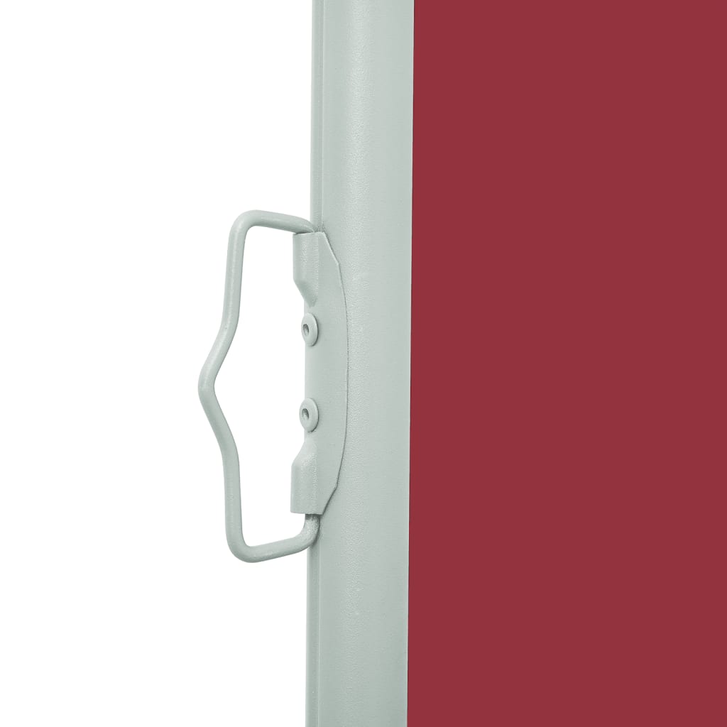 Patio Retractable Side Awning 100x300 cm Red