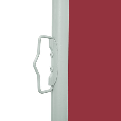 Patio Retractable Side Awning 100x300 cm Red