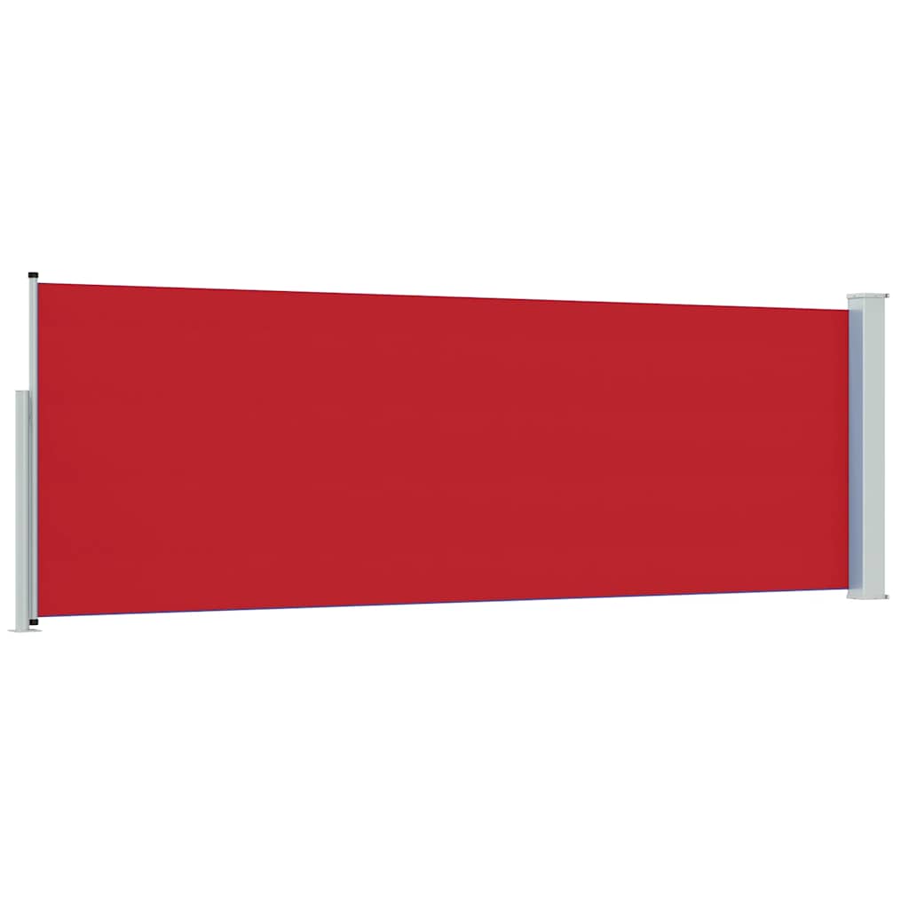 Side Awning | Red screen + Grey stand