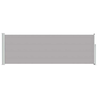 Patio Retractable Side Awning 100x300 cm Grey
