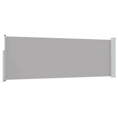 Patio Retractable Side Awning 100x300 cm Grey