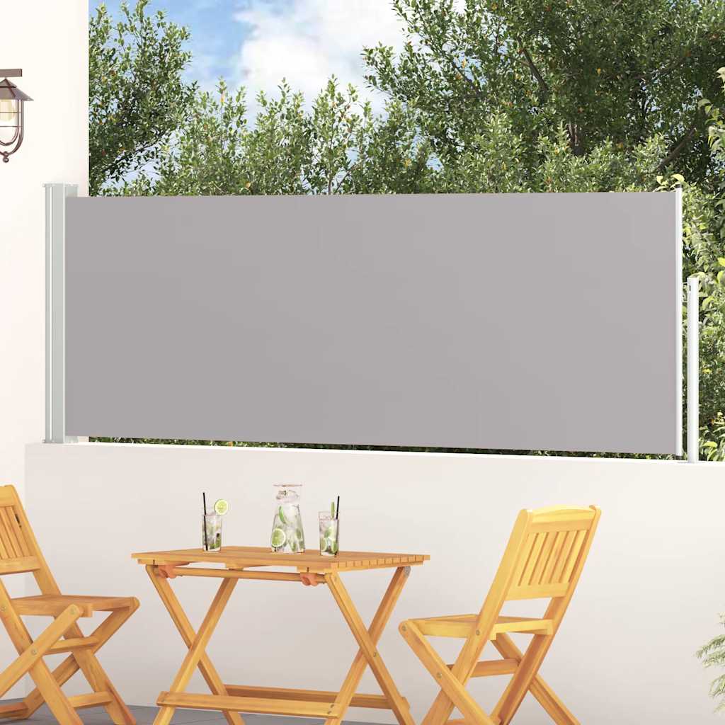 Side Awning | Grey | Polyester with PU coating, powder-coated iron