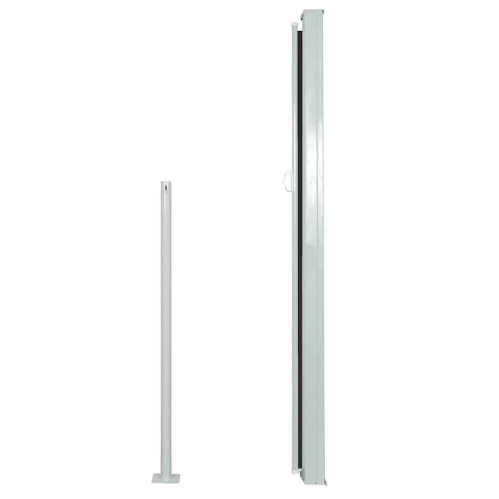Patio Retractable Side Awning 100x500 cm Black