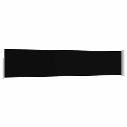 Side Awning | Black fabric + grey steel