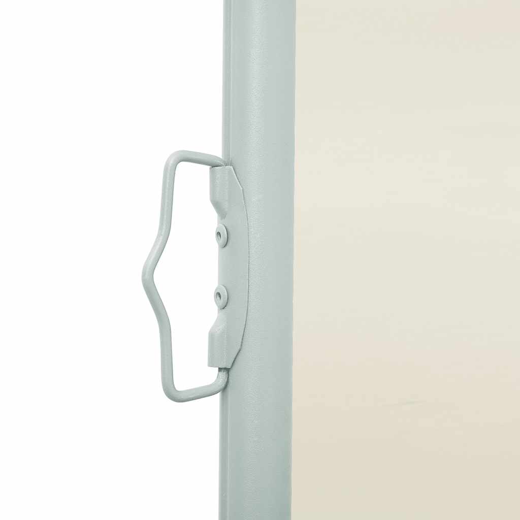 Patio Retractable Side Awning 100x500 cm Cream