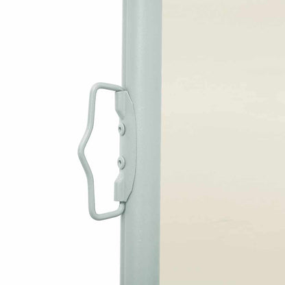 Patio Retractable Side Awning 100x500 cm Cream