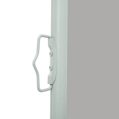 Patio Retractable Side Awning 100x514 cm Grey