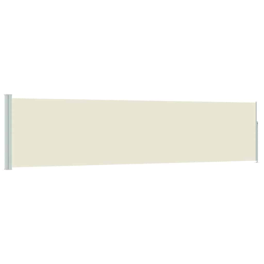 Side Awning | Cream | Polyester with PU coating, Powder-Coated Steel