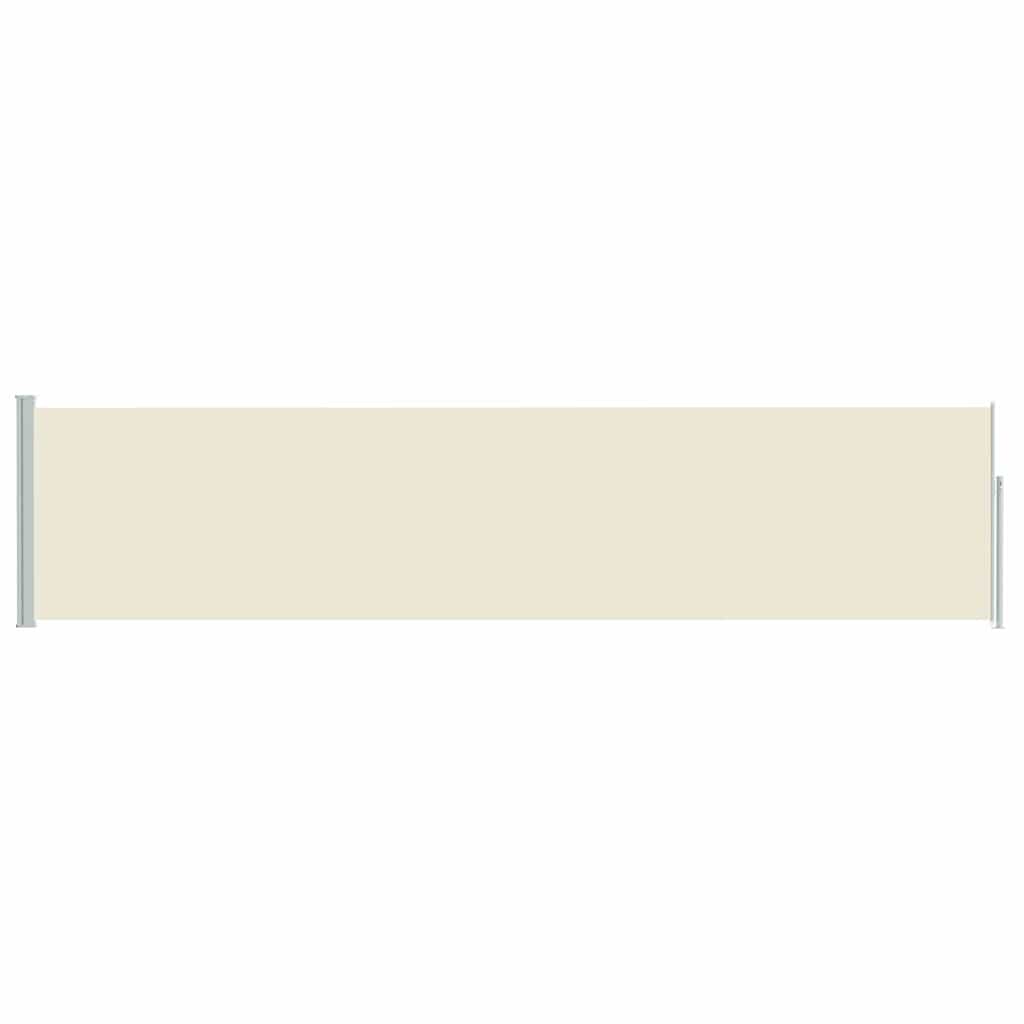 Side Awning | Cream | Polyester with PU coating, Powder-Coated Steel