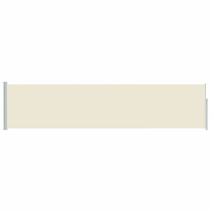 Side Awning | Cream | Polyester with PU coating, Powder-Coated Steel