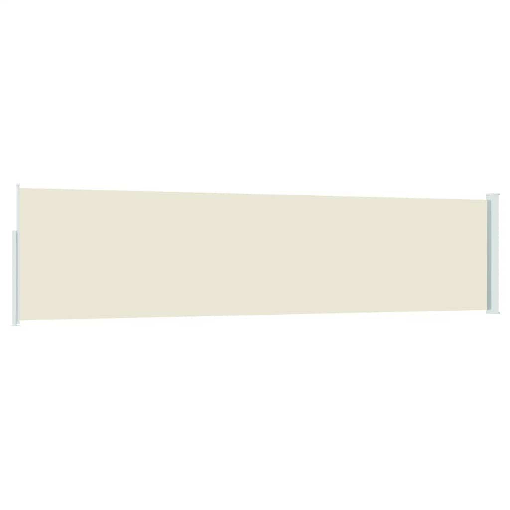 Side Awning | Cream | Polyester with PU coating, Powder-Coated Steel