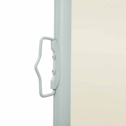 Patio Retractable Side Awning 120x500 cm Cream