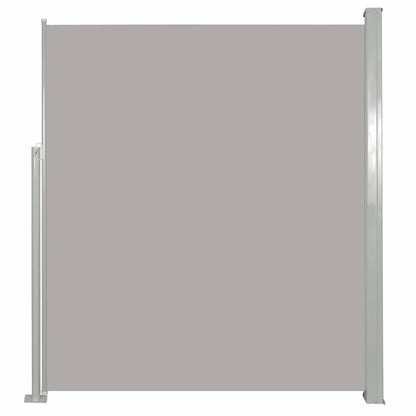 Patio Retractable Side Awning 120x500 cm Grey
